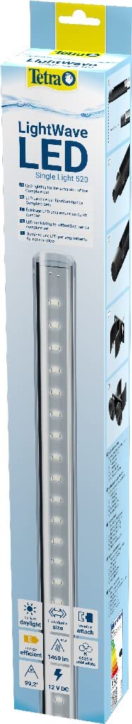 Tetra LightWave 520 Single Light, Lámpara LED de acuario, segundo punto de luz al Tetra LightWave Set Completo, energía eficiente y duradera