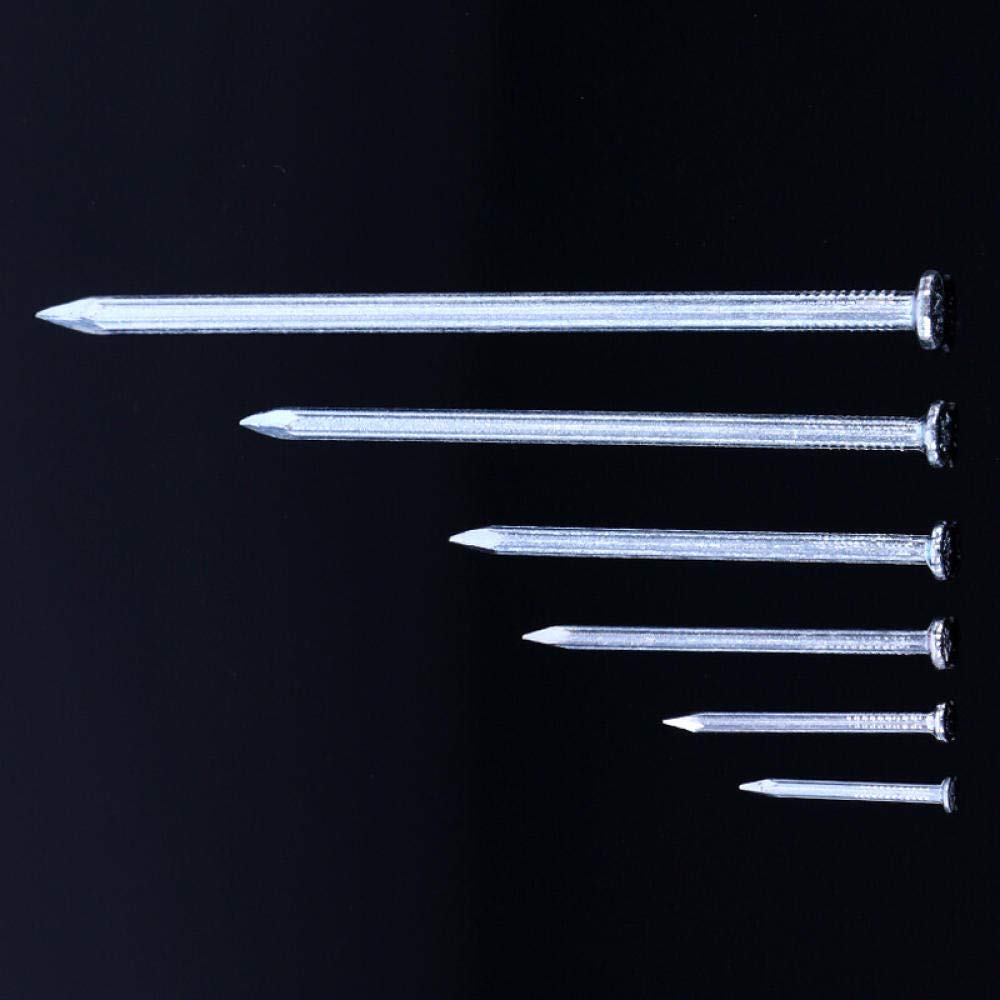 clavos de ferretería clavos de albañilería, Clavo de acero blanco, clavo de cemento galvanizado(150mm (400g))