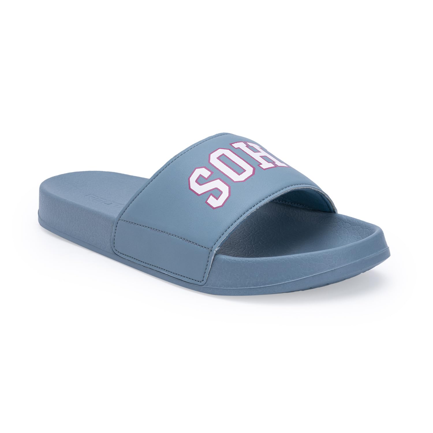 Womens Sliders in Sapphire Blue | Casual Pool Sliders-image-43