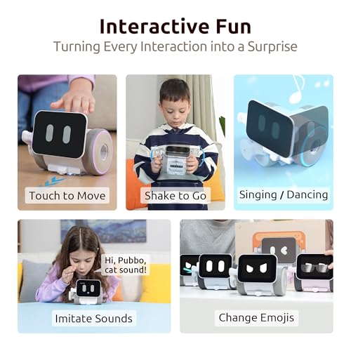 WhalesBot Pubbo Air Smart Robot Kit for Kids 6 7 8 9 10, Voice/Touch/Remote Control, Interactive Companion Robotic with 9 Sensors, Modular/Scratch Coding, STEM Educational Toy Gift for Boys Girls - Image 4