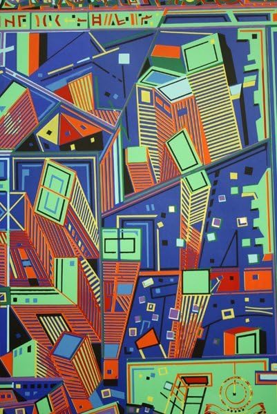 木村利三郎　シルクスクリーン Amazon.co.jp: 木村利三郎 「City 470」 47部 ニューヨークで活躍