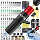 CINRA Tattoo Kit - Complete Tattoo Pen Kit Rotary Tattoo Machine Pen Wireless Tattoo Power Supply...