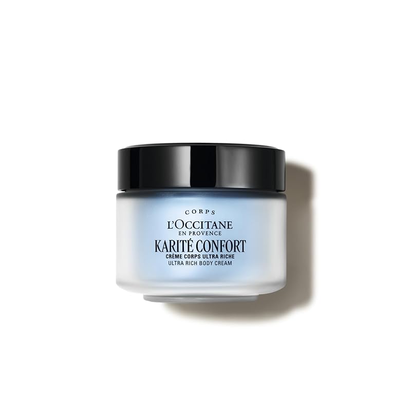 Creme corporal L'Occitane com manteiga de karité, textura cremosa e fragrância suave, refilável