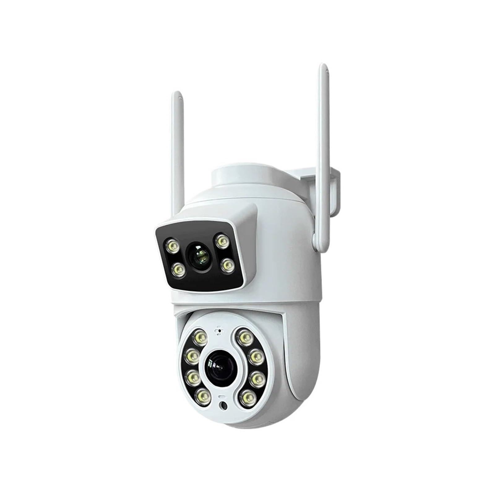 JVDDI HD Wireless Network Pan-tilt Camera Outdoor 6MP Dual Camera Dual Screen AI Automatic Tracking Audio And Video Surveillance(6MP Cam)
