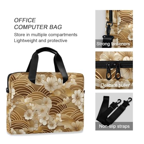 Funda para laptop portátil con asa y correa 15.6 pulgadas miniatura 6