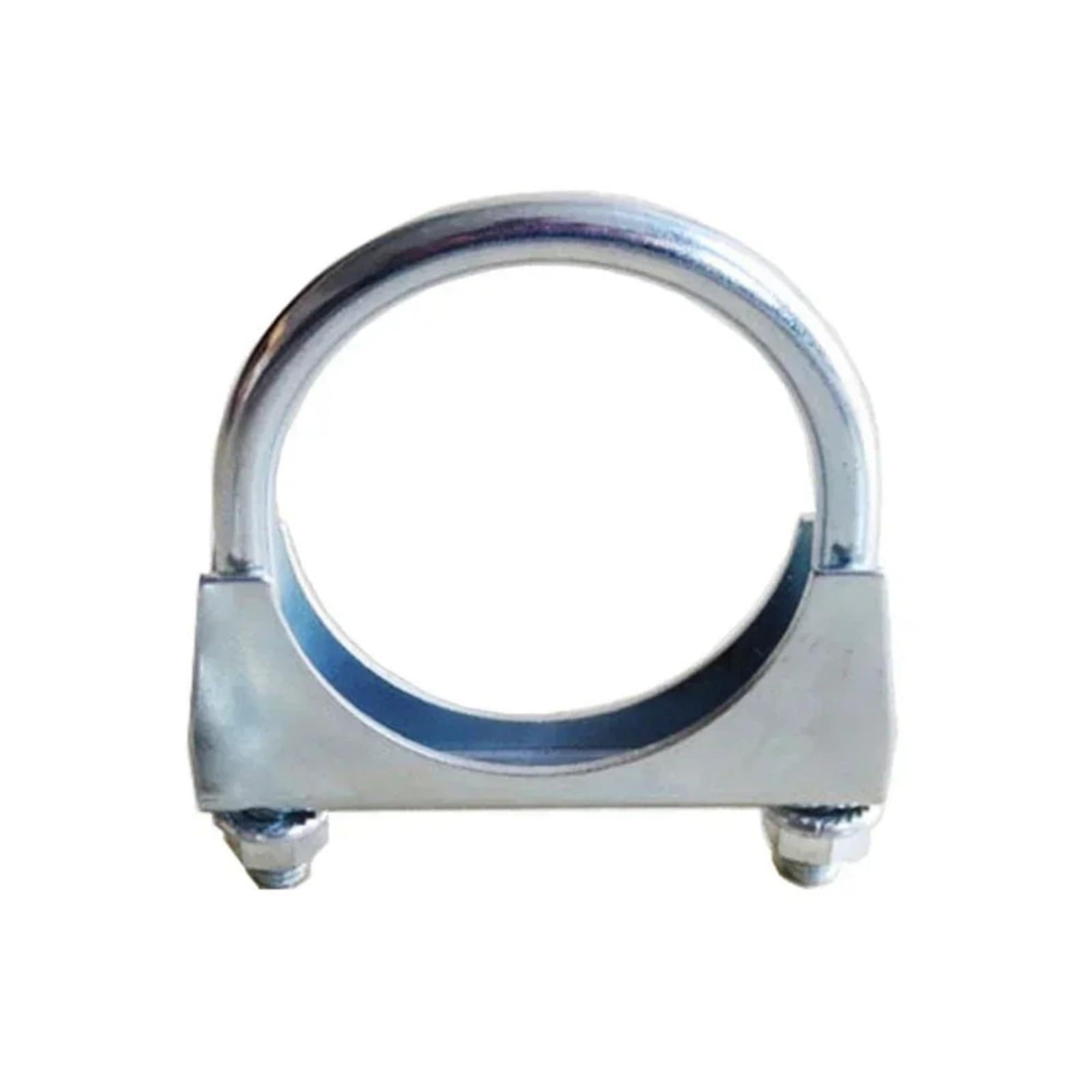 U Shape Pipe Clamp Galvanized Iron Steel U-Bolt Type Car Clamp Special for Exhaust Pipe M8 Nut Accessories for The