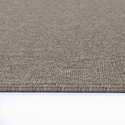 Simple Low Pile Rugs Living Room – Modern Tufted Area Rugs for Living Room with Felt Backing Dark Beige 80x150 cm - Cosy Home Interiors Simple Low Pile Rugs Living Room – Modern Tufted Area Rugs for Living Room with Felt Backing Dark Beige 80x150 cm - Image 5