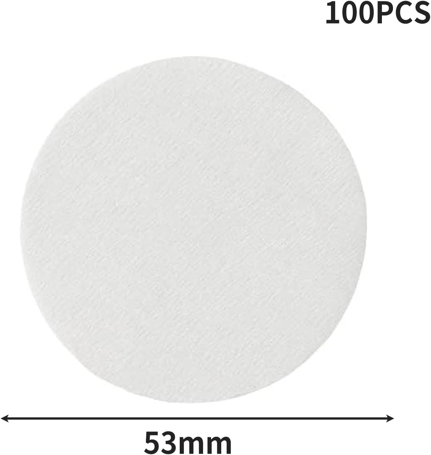 VZU 100Pcs 53mm Coffee Paper Filter for Espresso Coffee Maker, Unbleached Espresso Paper Filters for Espresso Machines, White Coffee Filters Papers Round Special Coffee Filter Paper for Filter Coffee 3 51EunlyX5OL. AC SL1500