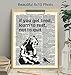 Banksy Rest Don't Quit - Unframed Dictionary Wall Art Print - Makes a Great Gift for Home Decor, Living Room, Bedroom - Ready to Frame (8X10) Vintage Photo - Girl with Bird