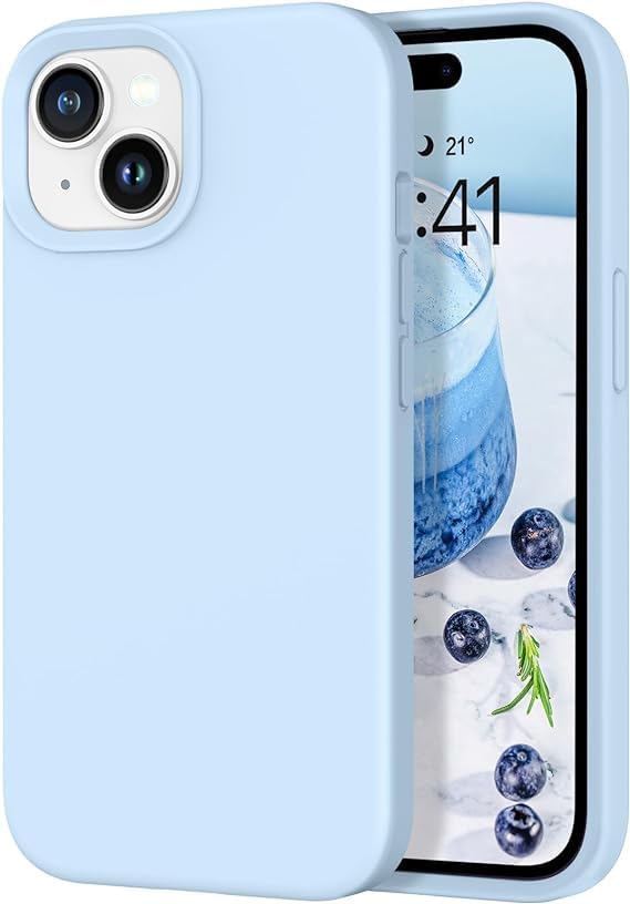 AM7 Back Cover Compatible with iPhone 15Plus Back Cover Liquid Silicone Full Protection Shock Proof Back Cover for iPhone 15 Plus (Sky Blue) (B0D54JD9M2) Amazon Price History, Amazon Price Tracker