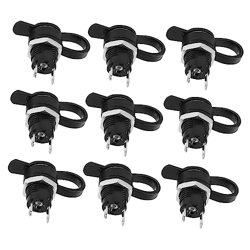 ARTIBETTER Sulated Dc Power Jacks Waterproof Caps 24 Pack 2.1mm/5.5mm Plastic for Electronic Devices