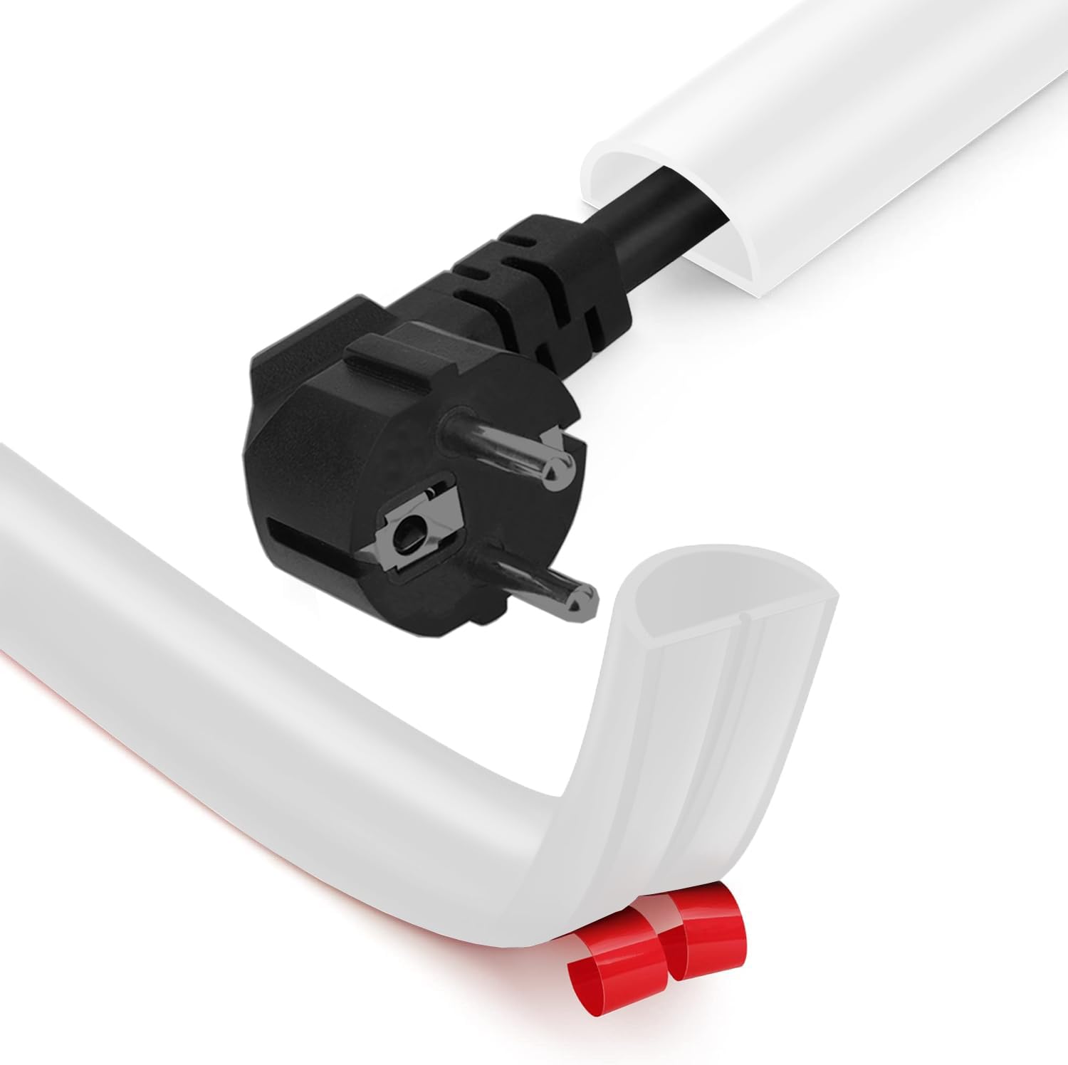 Flexibler Kabelkanal Selbstklebend - 6 Metre x 15mm x 10mm P