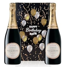 Buy Laurent Perrier La Cuvee Brut Champagne Twin Gift Box – Celebrate with Elegance (2 x 75cl, 12% ABV) – DrinxCom