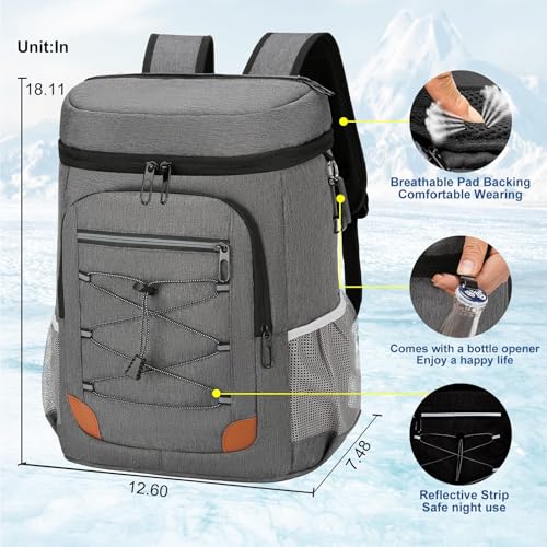 AMNOW Insulated Backpack Cooler 36 Cans