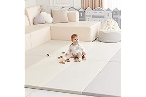 Extra Large Baby Play Mat - Safe, Soft, and Waterproof for Crawling,...