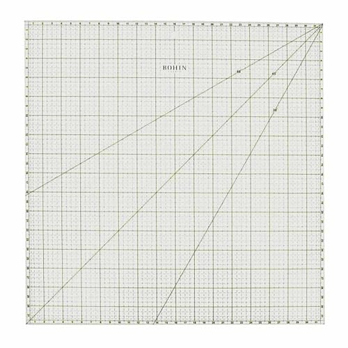Règle de patchwork Bohin Quilt ruler squared carree 32x32cm pour la couture de blocs