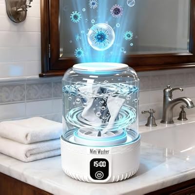 Portable Washing Machine,Upgrade Mini Washer De...