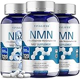 3 Pack NMN Supplement, 1500MG Powerful Nicotinamide Mononucleotide Capsules for Supports Anti-Aging...