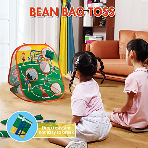 Sundaymot Bean Bag Toss Game, Kids Throwing Game Kit, 3 in 1 Darts Toys for Kids Sand Bag Throw - Image 4
