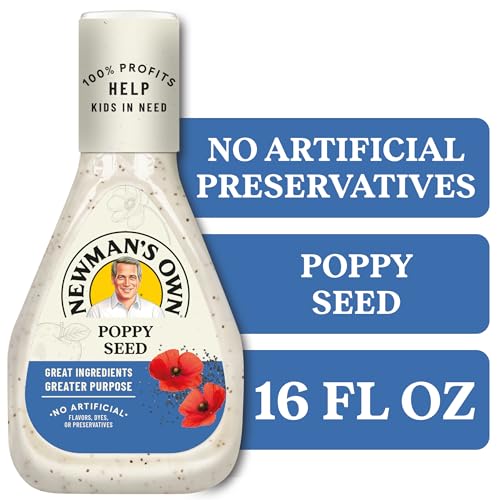 Image of Newman's Own Poppy Seed Salad Dressing, 16-oz. (Pack of 6)