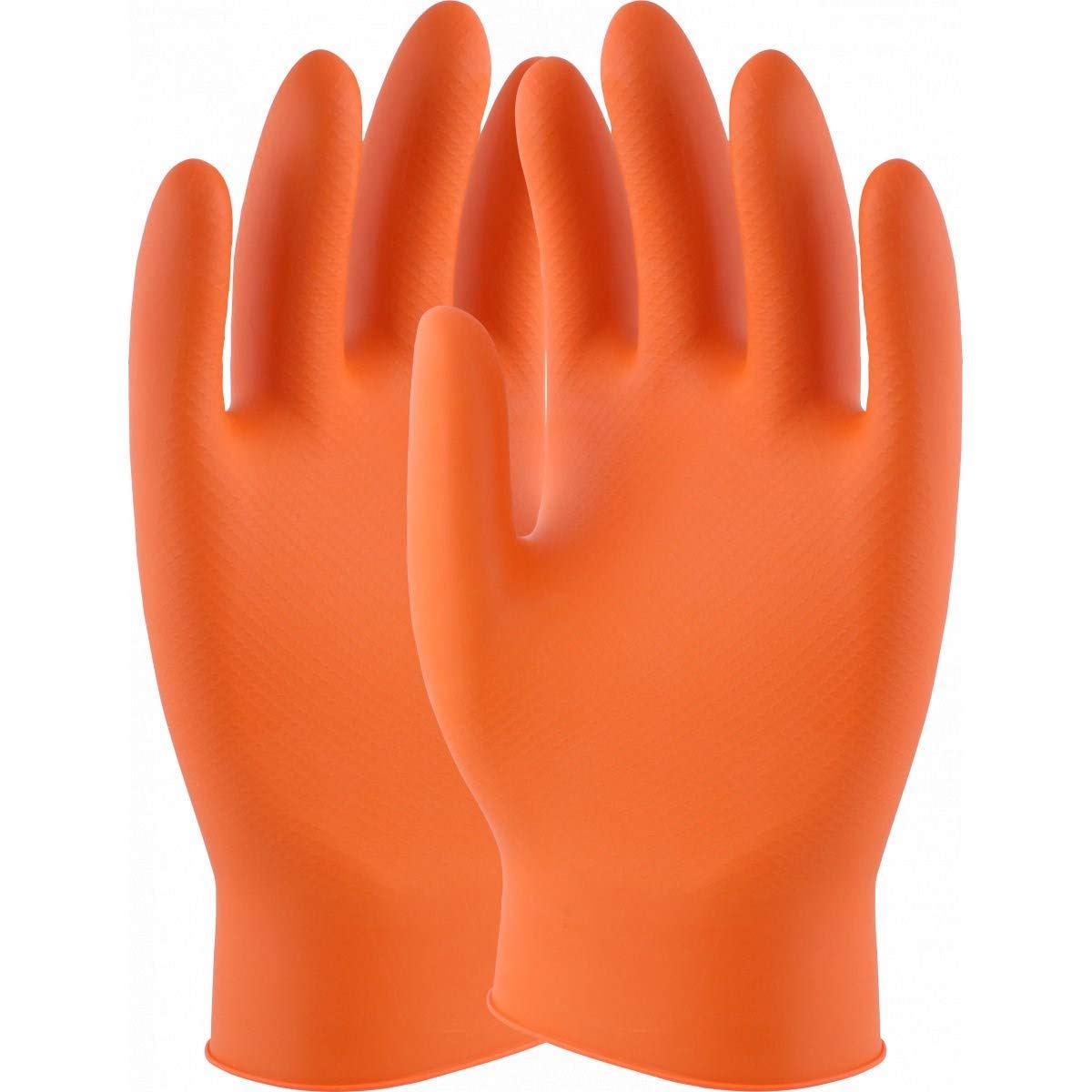 Gants jetables NBR nitrile extra épais UCI Dg-maximtm orange de qualité supérieure