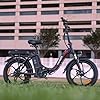 Fafrees F20 Electric Bicycle, 20 Inch Folding Electric Urban Bike, 250W Fatbike, 36V/16AH Battery, Unisex Adult ebike, Range 60-120KM (Black) #1
