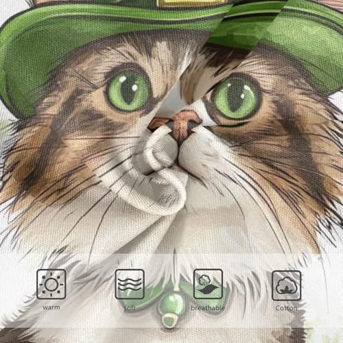 St Patrick Day Cute Cat Panties Little Girl Girls Underwear Toddlers Cotton Personalized Briefs Girls Undies 2t3