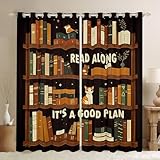 Photo Gallery richhome tende per finestre a tema libri (2 pannelli, larghezza 116 x lunghezza 182 cm) per bambini 30% -50% oscuranti, tende oscuranti per finestre, tende per biblioteca lettura lungo gatti carino Photo Gallery richhome tende per finestre a tema libri (2 pannelli, larghezza 116 x lunghezza 182 cm) per bambini 30% -50% oscuranti, tende oscuranti per finestre, tende per biblioteca lettura lungo gatti carino