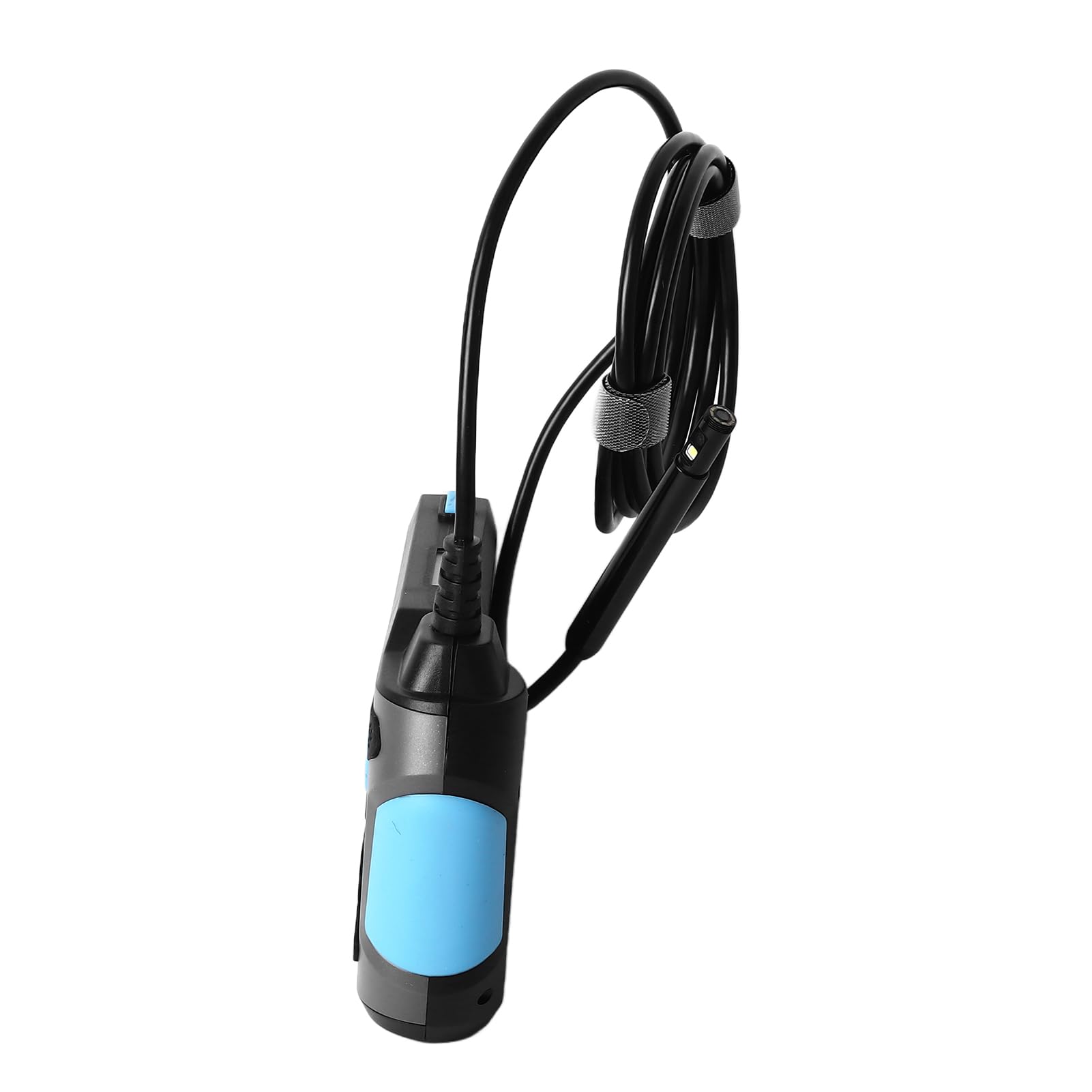 Telecamera per Ispezione Tubi con Rotazione di 720° e Doppia Lente da 8 Mm - Endoscopio Impermeabile IP68 con 4,5" S N
