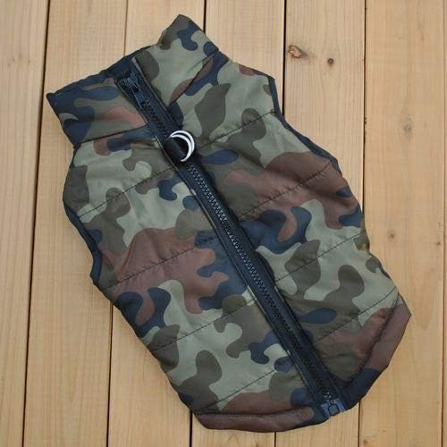 BT Bear® Soft Warm Winter Coat for Small Dogs Cats Puppies, Camouflage 2, Medium--Back length 29cm - Image 3