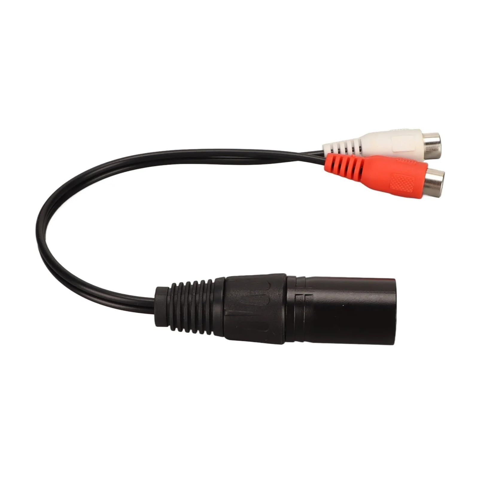 Cavo sdoppiatore a Y a 3 pin XLR maschio a 2 RCA femmina, adattatore audio con riduzione del rumore per mixer, amplificatore di potenza, sistema audio, 20 cm