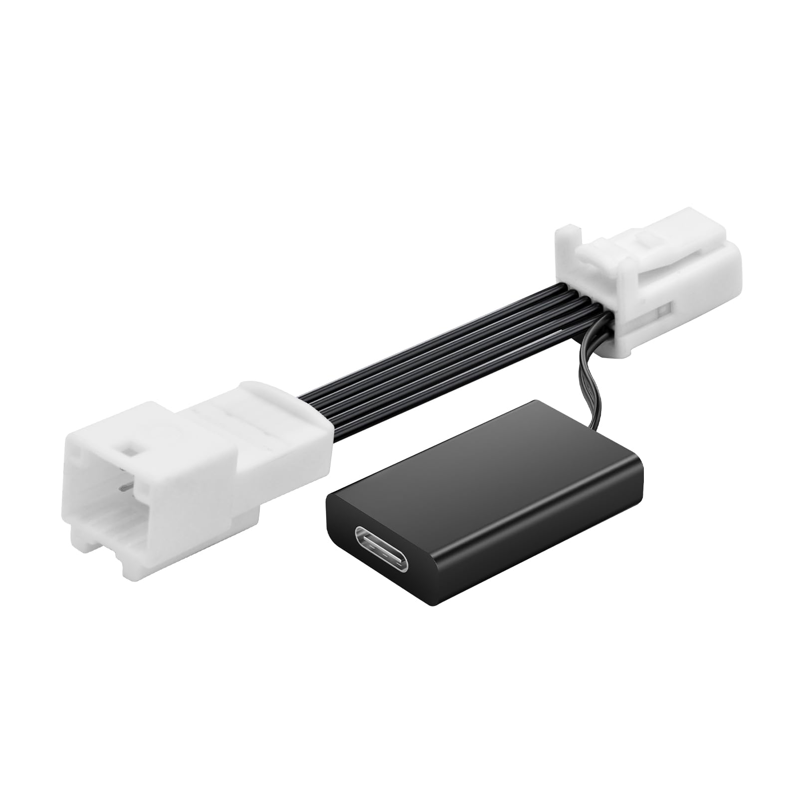 mangoal Dashcam Power Adapter 10 Pin (Model B) Fit for Lexus Subaru Tundra Sienna 4Runner and etc,Built-in Type-C Power Source, Hide The Wires of Dashcam,Connect Auto-Dimming Connector(Exposed)