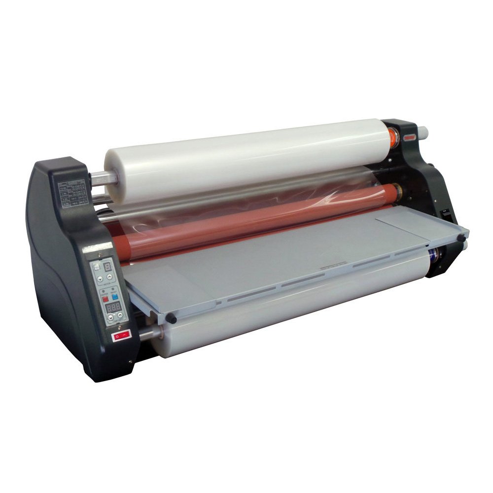 Tamerica TCC-2700XM 27-inch 2-Sided Thermal Roll Laminator with Built-in Trimmer; 27” Laminating Width; Laminates up to 1.5-10 mil at 8.8 fpm; Adjustable Temperature; Heated Rollers; 5-min. Warm Up