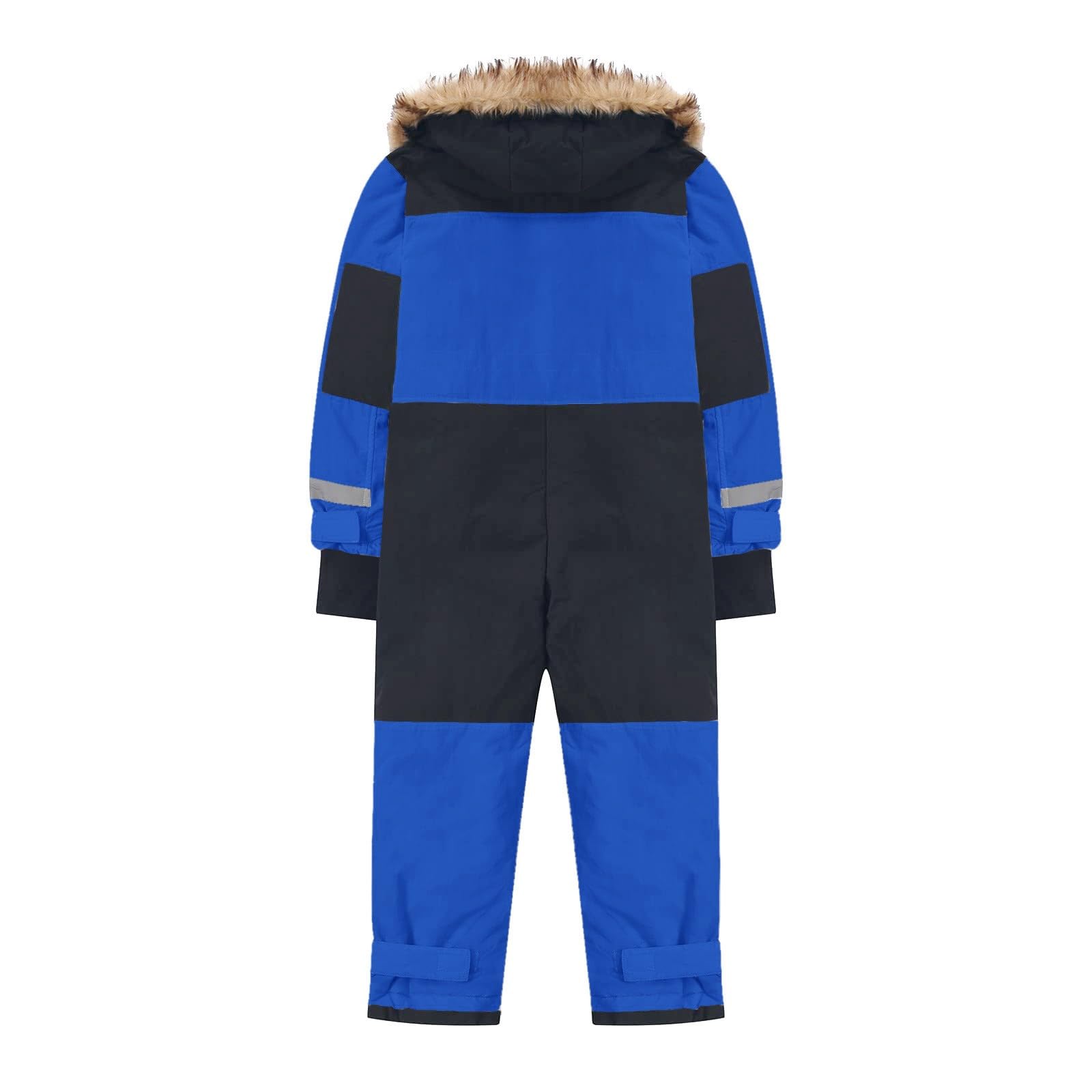 Generisch Combinaison de ski thermique pour enfant garçon - Combinaison de ski thermique - Combinaison d'hiver chaude - Coupe-vent - Avec combinaison amovible - Combinaison d'extérieur softshell