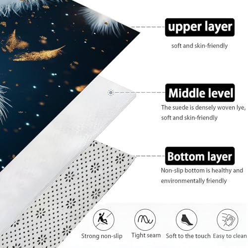 Paillasson intérieur absorbant antidérapant lavable en machine 60x90cm
