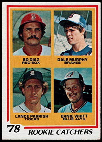 Baseball MLB 1978 Topps #708 Bo Diaz/Dale Murphy/Lance Parrish/Ernie Whitt Rookie Catchers RC