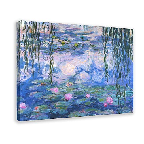 Poster artistico da parete con ninfee