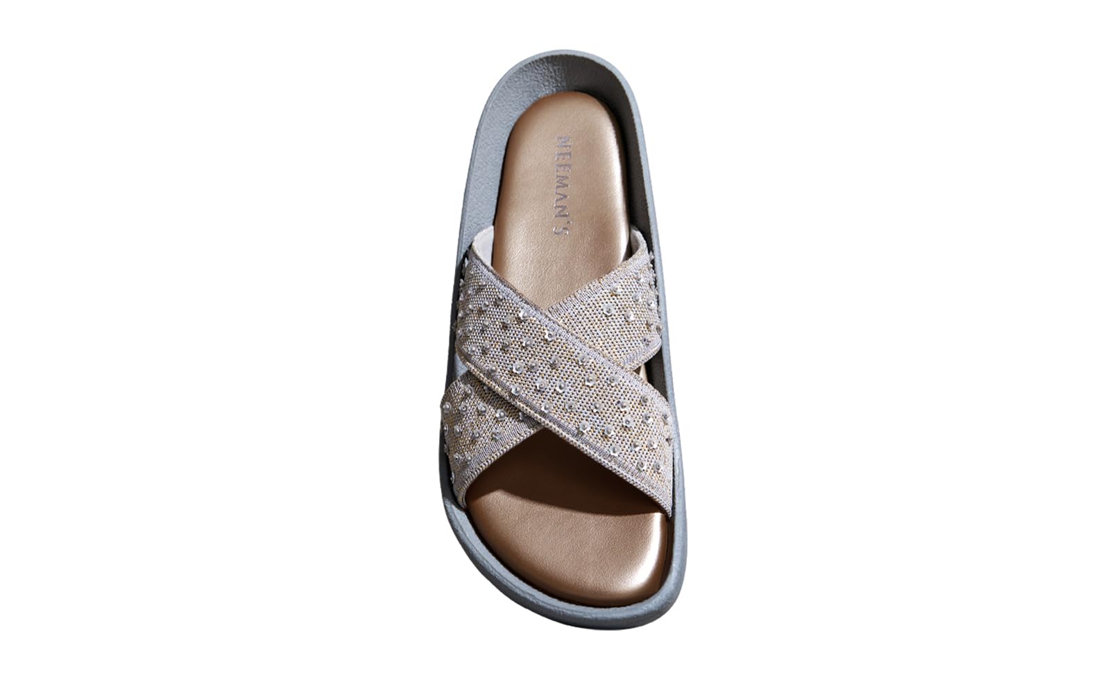 Neemans Ethnic Cross Strap Knit Sandals for Women | Handcrafted Floral Bead Work | Festive Sandals | Grey Uk7 (B0CNXWN7BN) Amazon Price History, Amazon Price Tracker