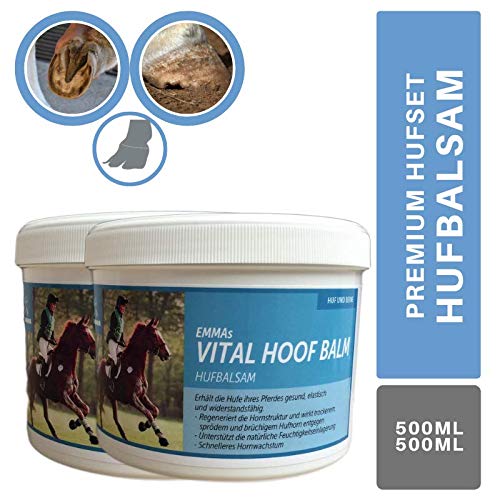 Buy EMMA® Hoof Balm for Horses I Set Hoof Care for y Hooves I Hoof