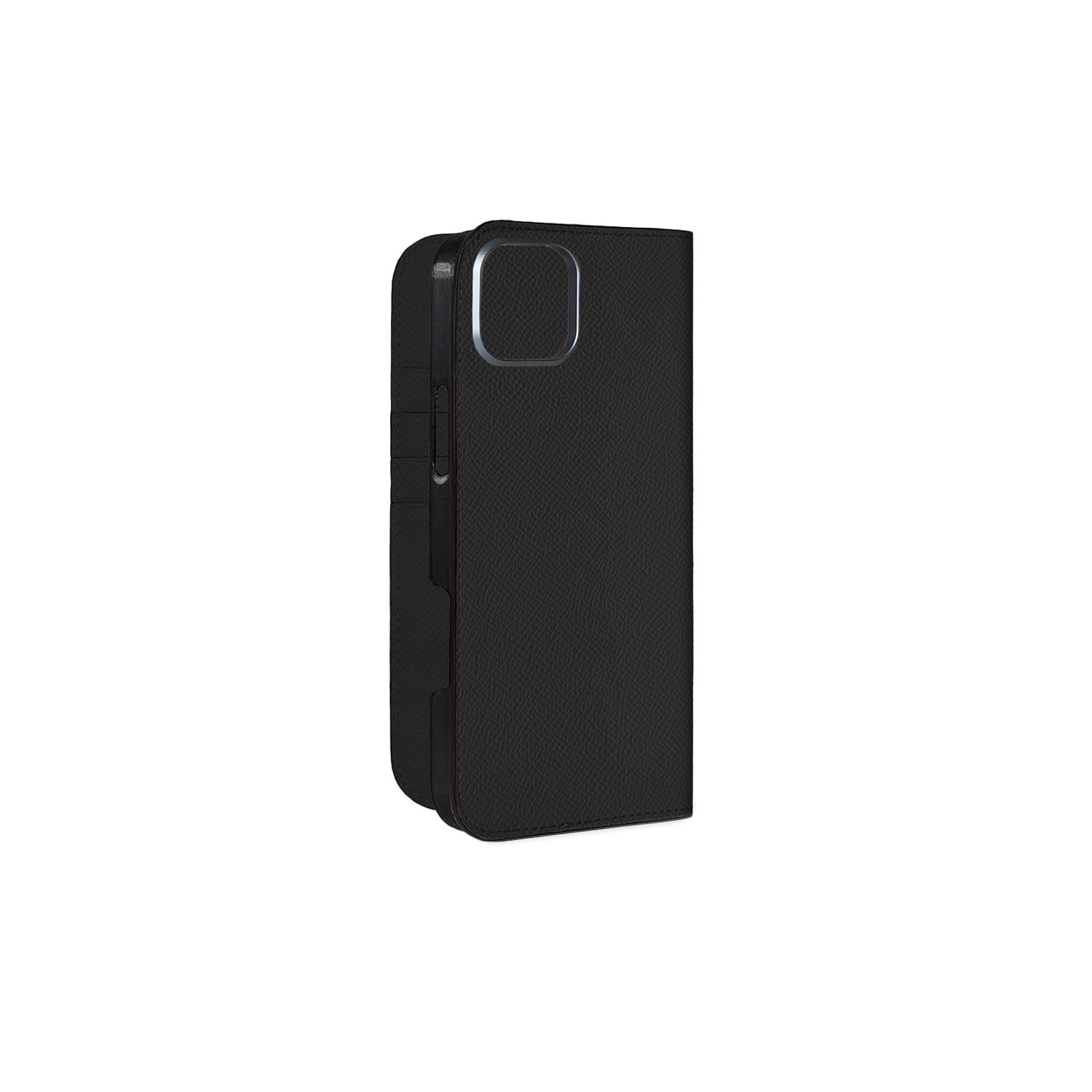 新品 BONAVENTURA iPhone16Proケース ブラック iPhone 16 Pro) スタンドダイアリーケース シュリンクレザー