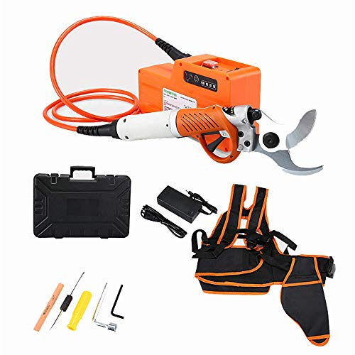 HYLH Tijeras eléctricas de árboles frutales de 36V Tijeras de podar de Rama de árbol de jardín Recargables 4.5cm