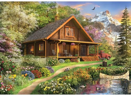 Anatolian Puzzle - Log Cabin Home, 1500 Piece Jigsaw Puzzle, 4568
