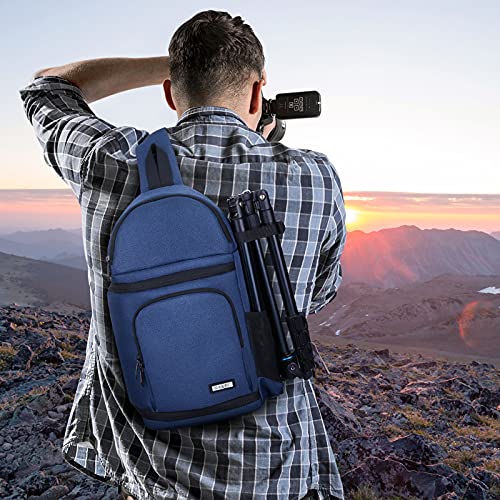 BAIGIO Kameratasche Wasserdicht Kamera Sling Rucksack Spiegelreflexkamera Schultertasche für DSLR SLR Kamera Objektiv… – Bild 8