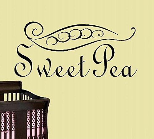 Sold by A Good Decals USA wall decals nursery Sweet pea kids wall decal home decor vinyl decal baby decal nursery decor wall decal kids child decal childs decor quote