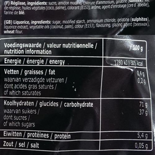 Venco Holland Dubbelzoute Rondjes - Regaliz (6 paquetes de 1 kg)