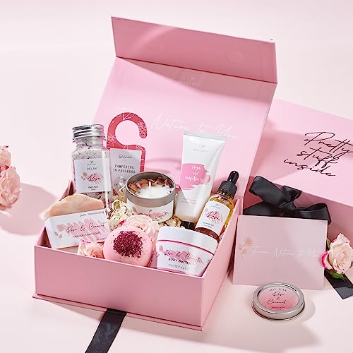 Peacoeye Spa Gifts For Women Christmas Gifts Bath Gift Baskets Relaxing Spa Self Care Gift For Mom Her Sister Wife Auntie Home Bath Care Package Thank You Gift Birthday Gift For Women Friendship Ideas thumb #1
