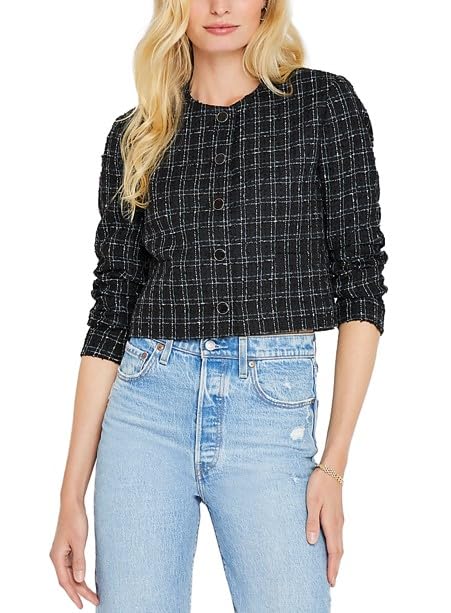 Club Monaco Womens Club Monaco Womens Collarless Jacket