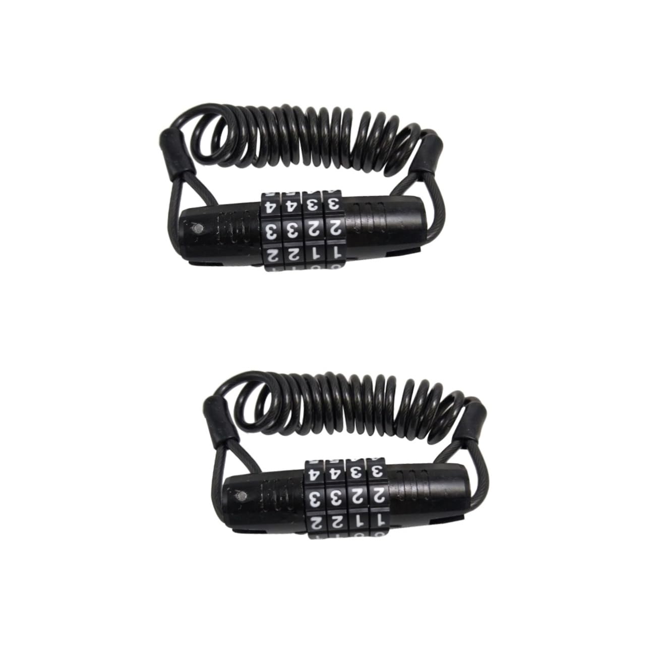 BESTonZON 2pcs Theft Password Lock Portable Cable Lock for Bikes Motorcycles Scooters for Secure Storage Easy Use for Standard Bicycles Mountain Bikes