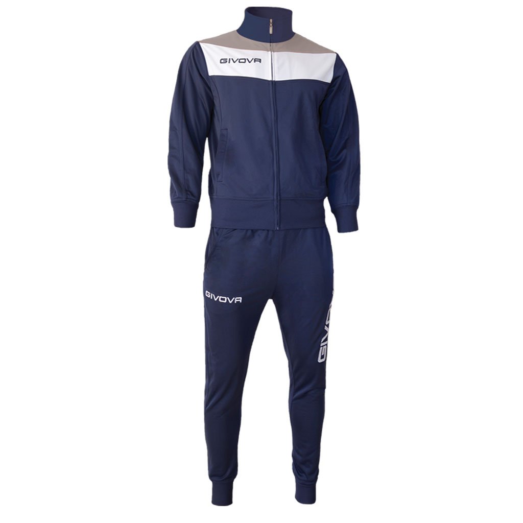 Givova, suit campo, blue/light grey, XS