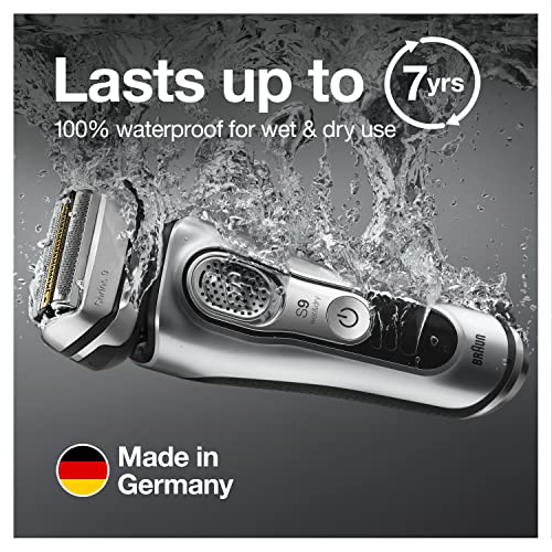 Braun Navalha elétrica para homens, barbeador de lâmina impermeável, série 9 9330s, barbear molhado